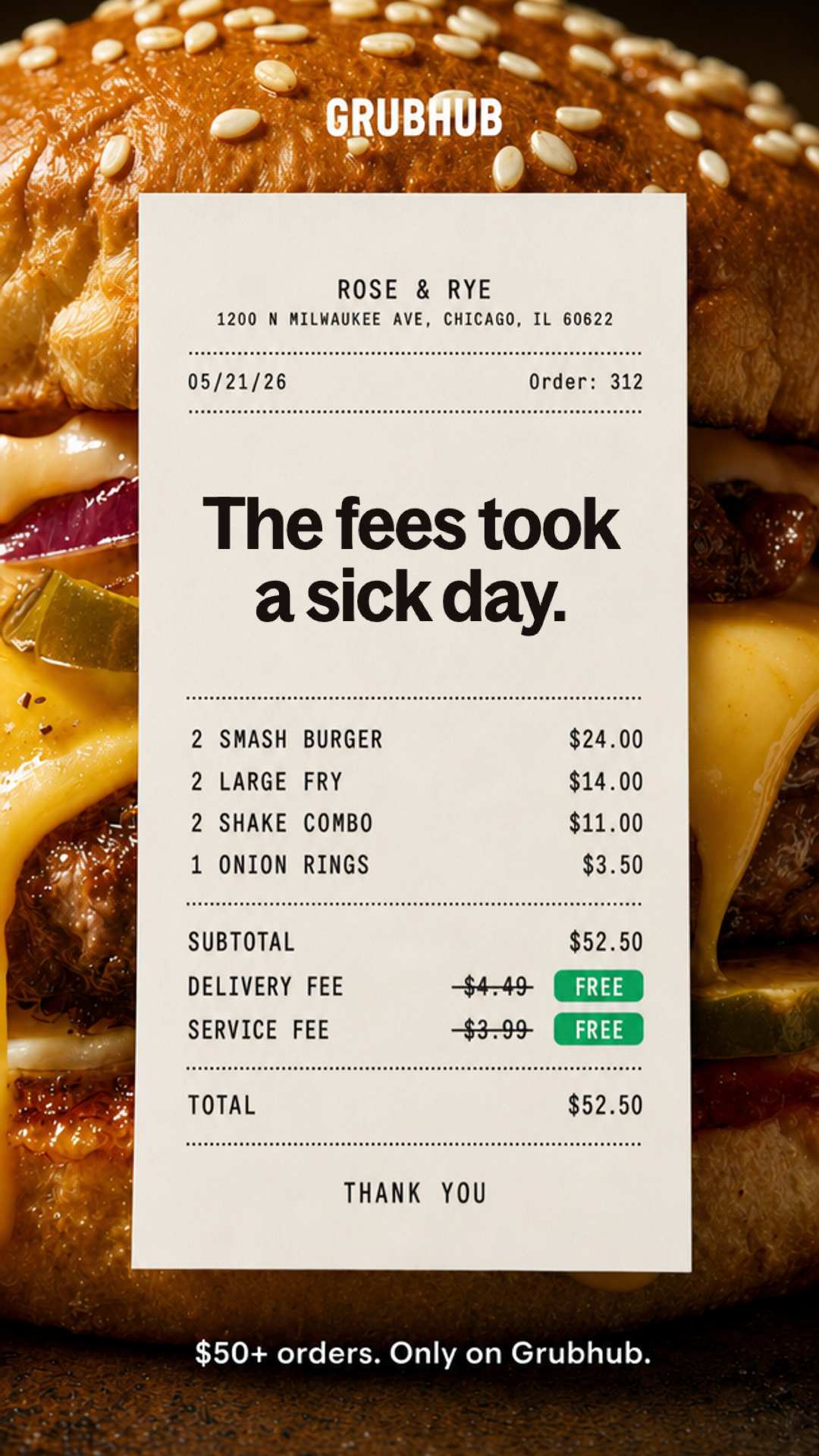 01. The fees took a sick day · Blitz · receipt overlay