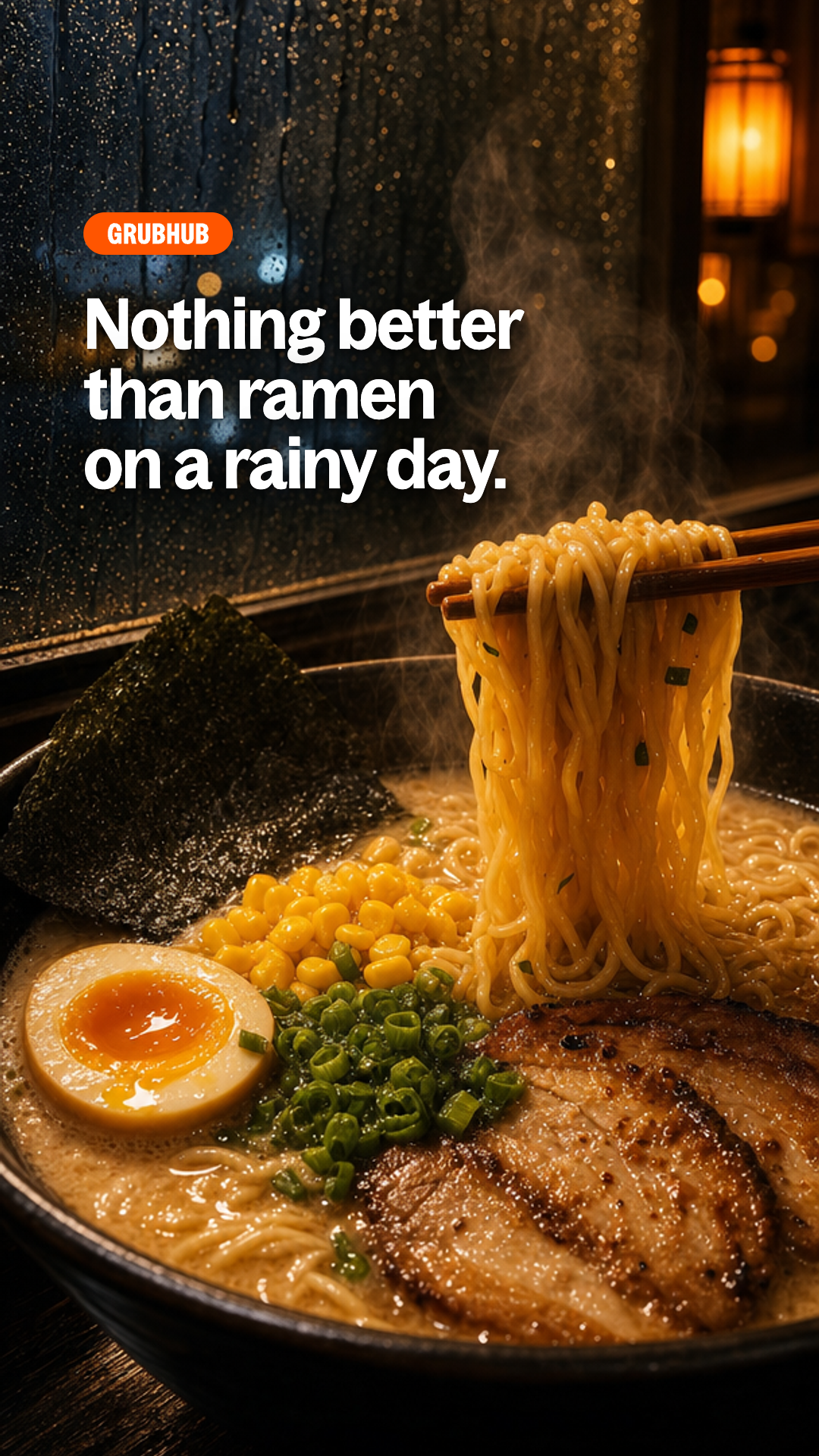 Nothing better than a steaming bowl on a cold rainy night.